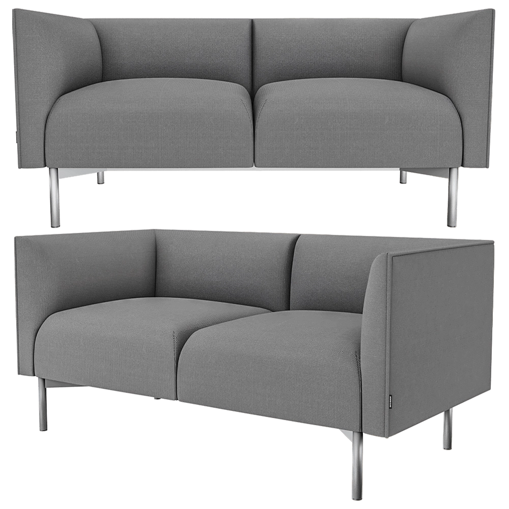 Delo - Sofa HOT two seater 3D Model