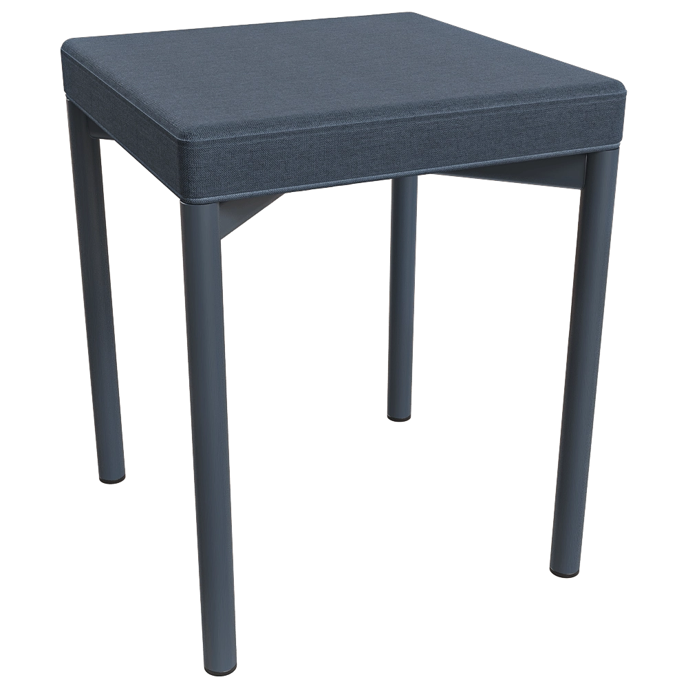 Delo - Stool upholstered Nra 3D Model