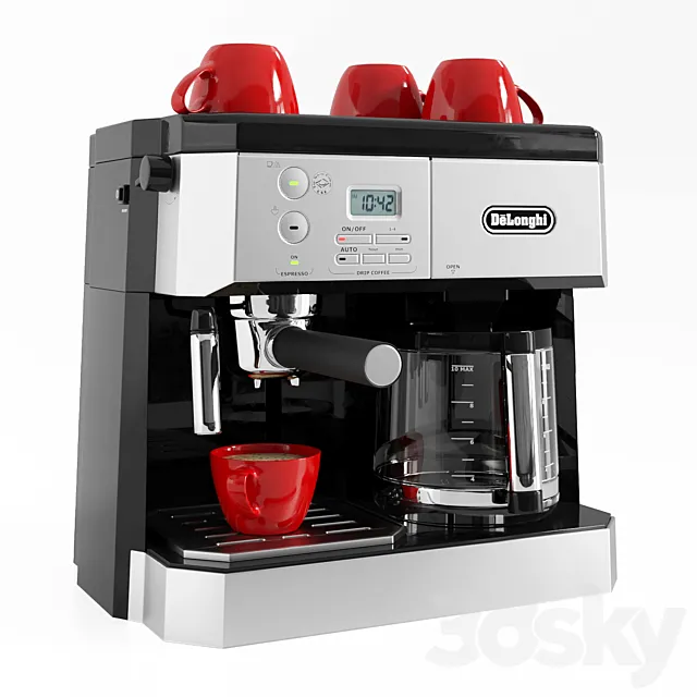 DeLonghi BCO430 coffee machine 3D Model