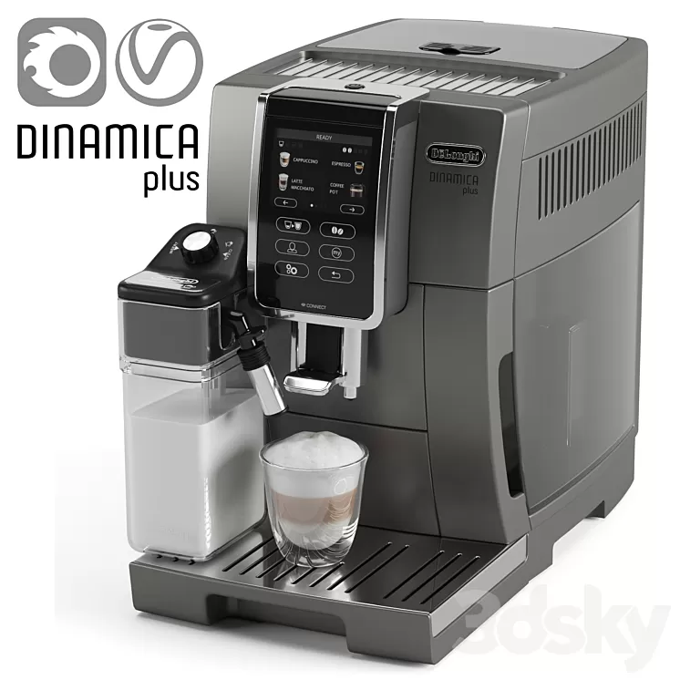 De'Longhi Dinamica Plus ECAM 370.95.T 3D Model