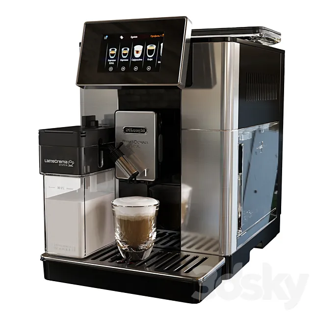 De’Longhi PrimaDonna Soul ECAM610.74.MB Coffee Machine 3DModel