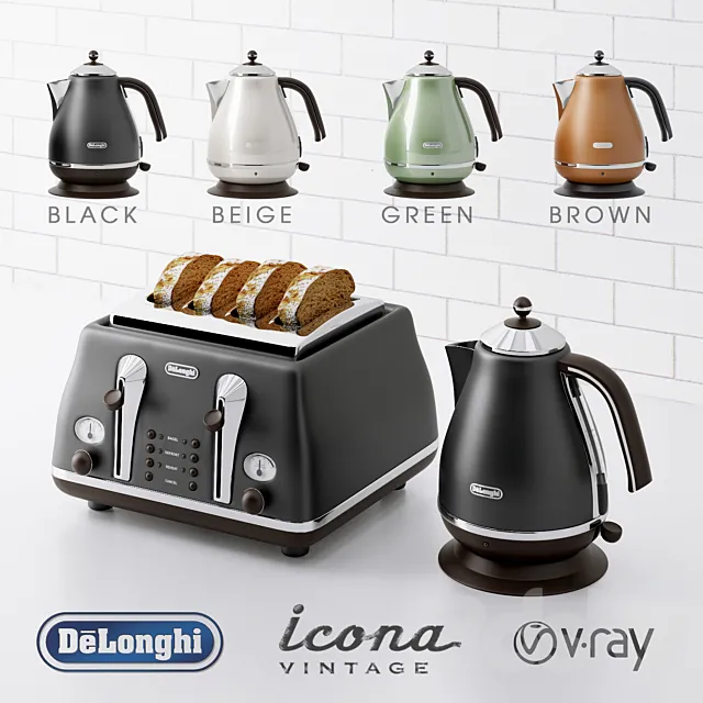 Delonghi Vintage Icona Collection 3DModel