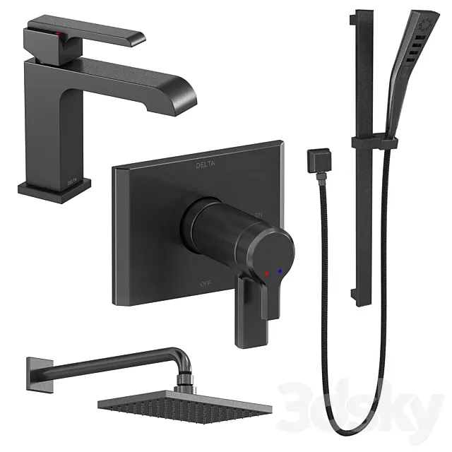 Delta bath fixtures 3D Model