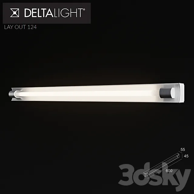Delta light LAY OUT 124 3DModel