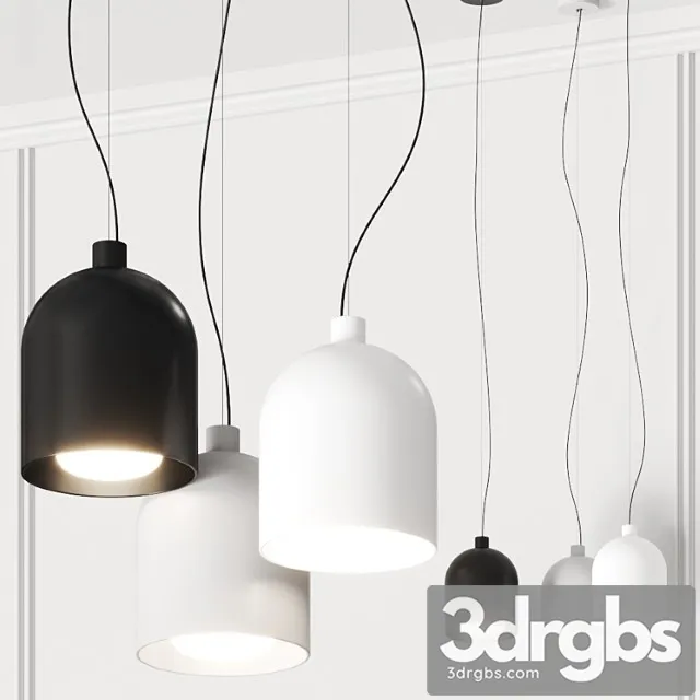Delta light mantello pendant lamp 3D Model Free