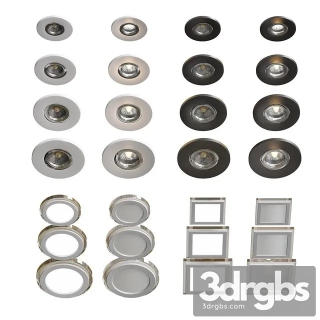 Delta Light Set 4 3D Model Free