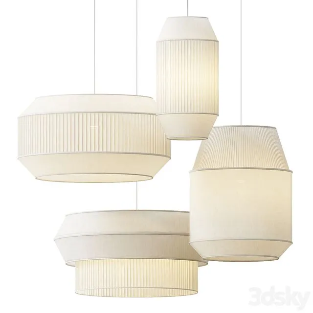 Delta Pendant Collection 3D Model