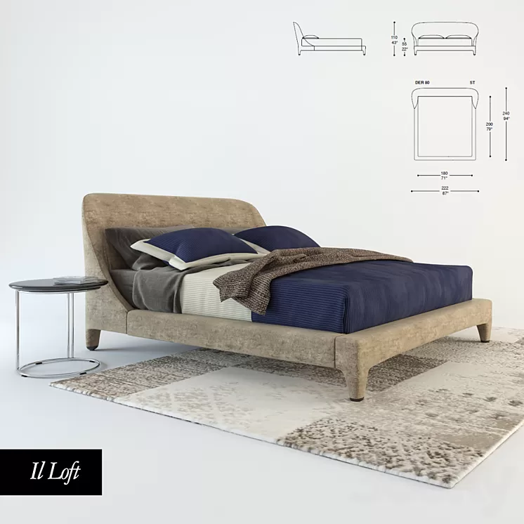 DELTA ROUND IL Loft 2015 der80 3D Model