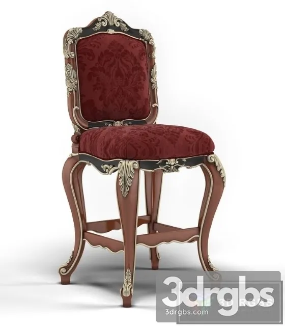 Deluxe Modenese Gastone Stool 3D Model Free