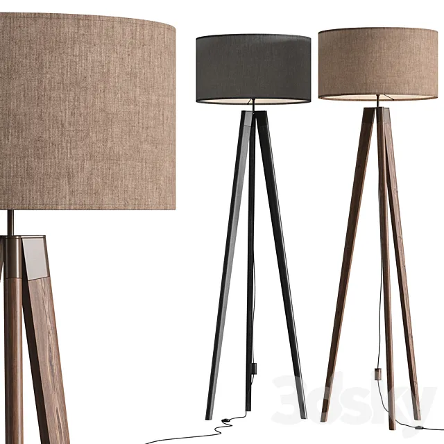 Dema Edgar Tripod Floor Lamp 3D Model