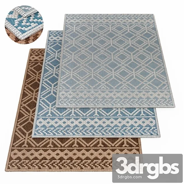 Denim Rug 3D Model Free