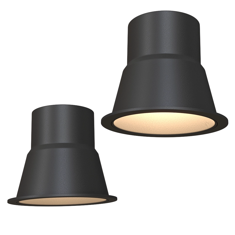 DENKIRS - Recessed spotlight DK4500-BK 3D Model