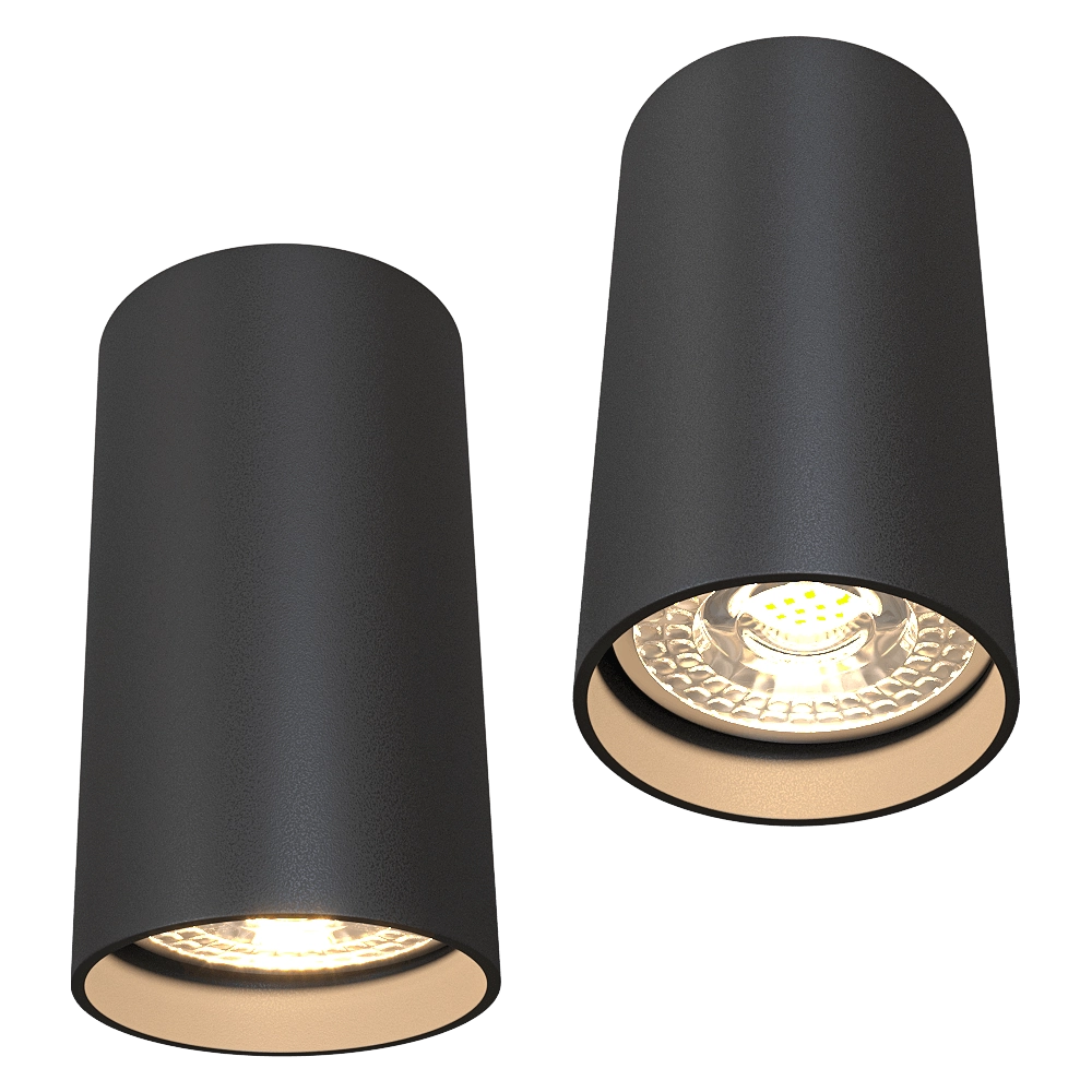 DENKIRS - Spot overhead lamp DK2008-BK 3D Model