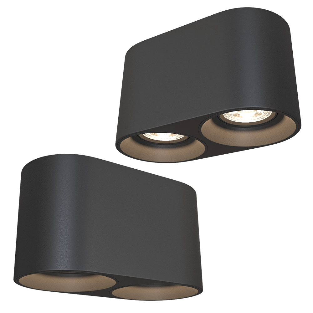 DENKIRS - Spot overhead lamp DK3036-BK 3D Model