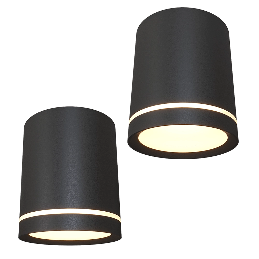 DENKIRS - Spot overhead lamp DK4016-BK 3D Model