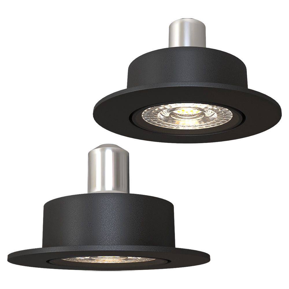 DENKIRS - Spot recessed luminaire DK3020-BK 3D Model