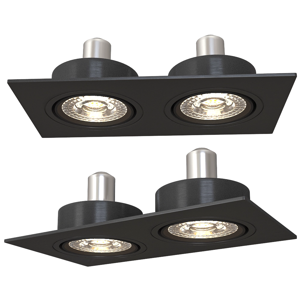 DENKIRS - Spot recessed luminaire DK3022-BK 3D Model