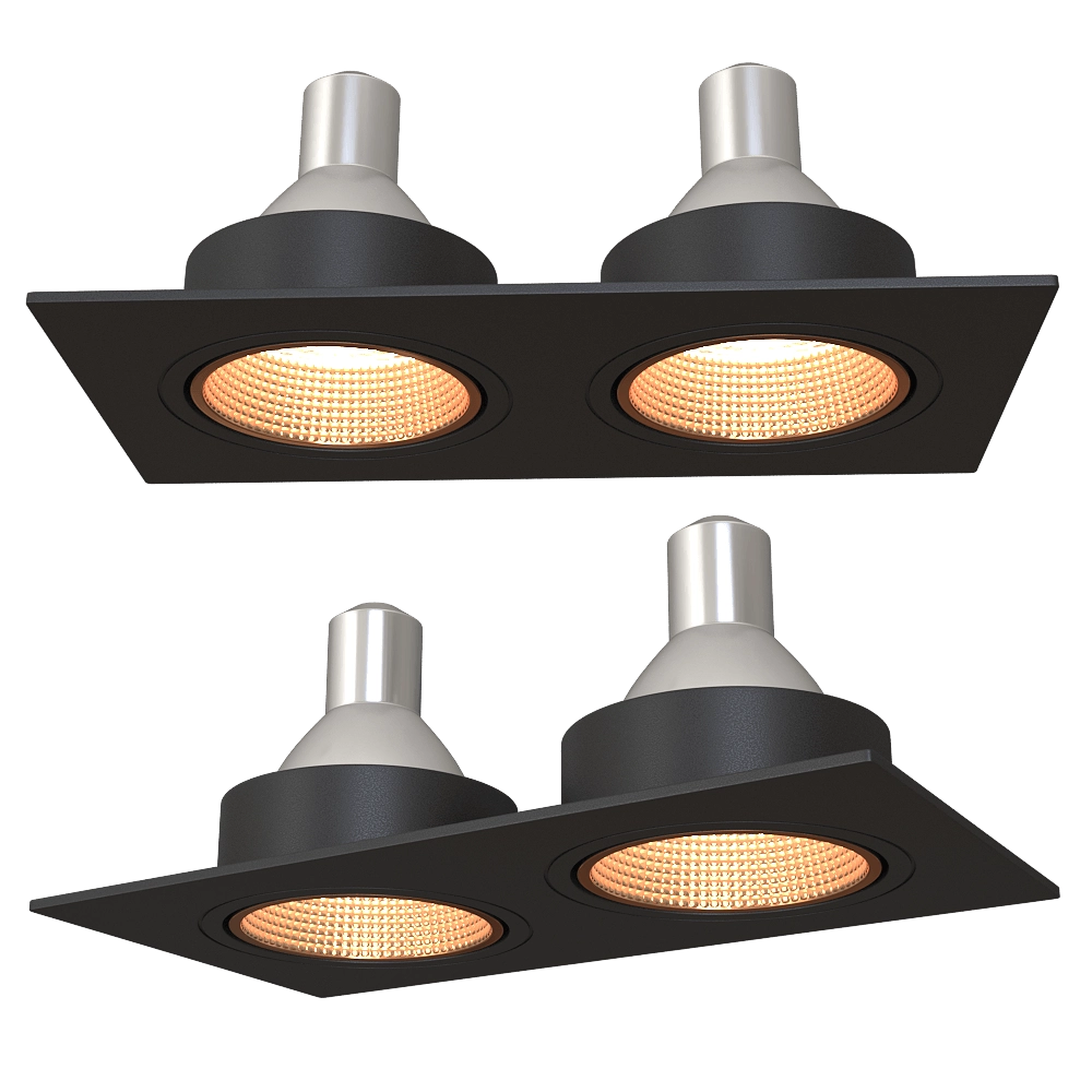 DENKIRS - Spot recessed luminaire DK3072-BBR 3D Model