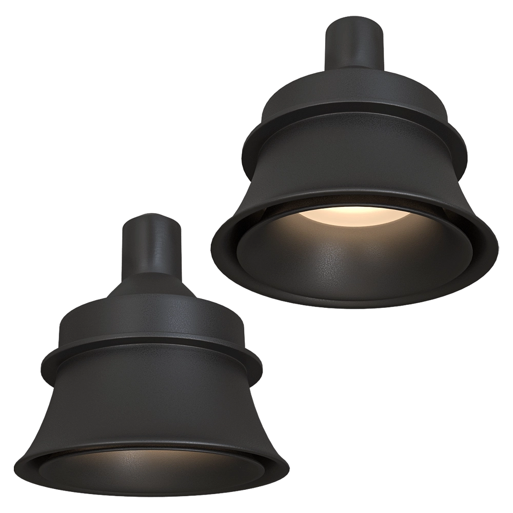 DENKIRS - Waterproof luminaire DK2403-BK 3D Model