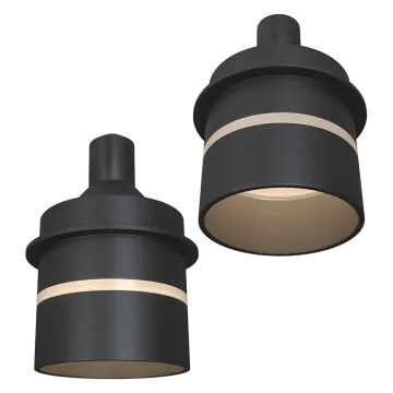 DENKIRS - Waterproof luminaire DK2404-BK 3D Model