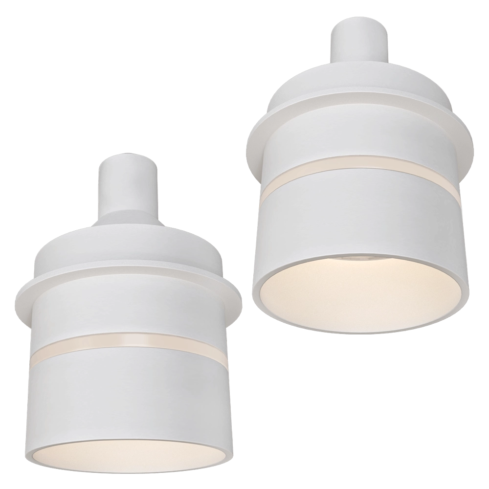 DENKIRS - Waterproof luminaire DK2404-WH 3D Model