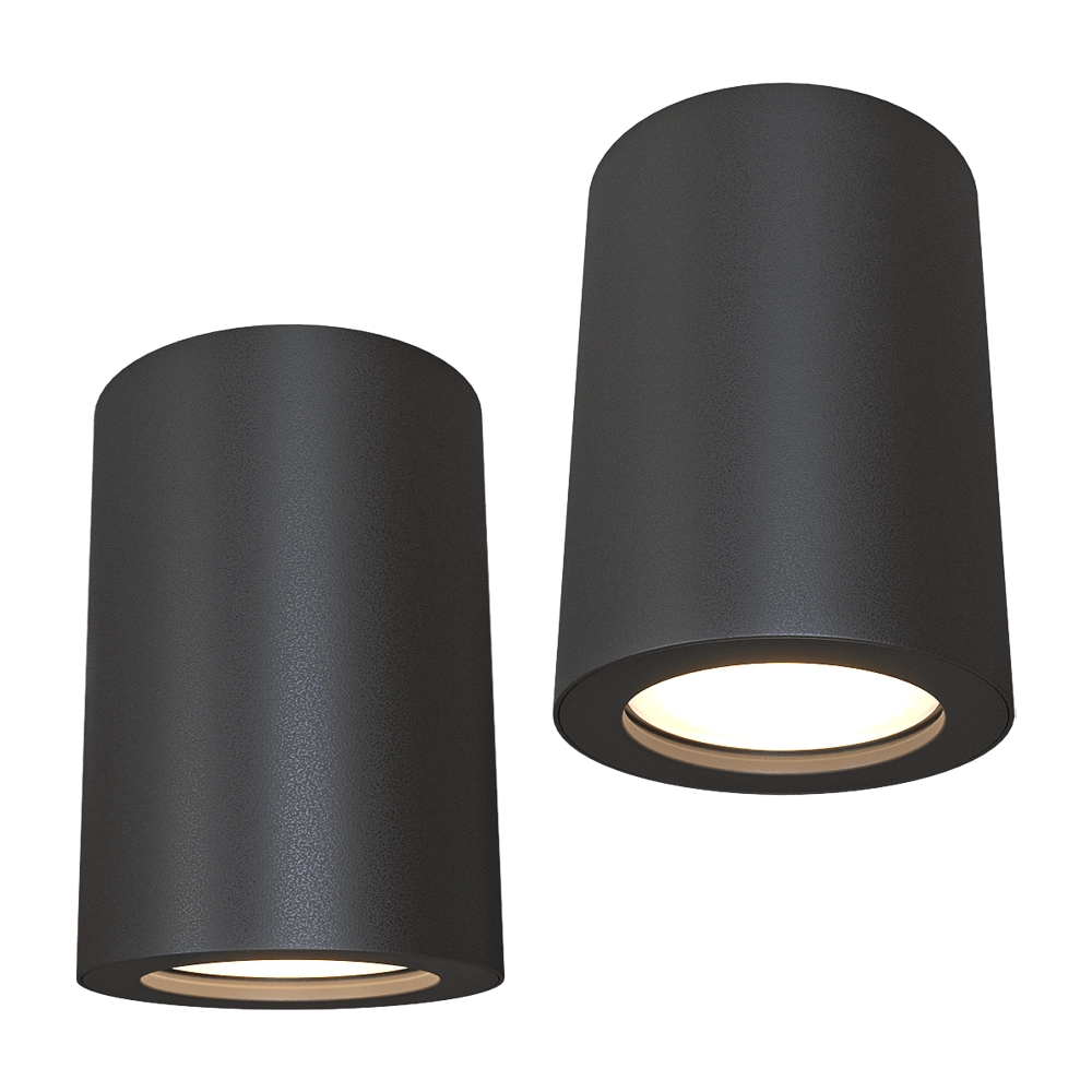 DENKIRS - Waterproof luminaire DK3007-BK 3D Model