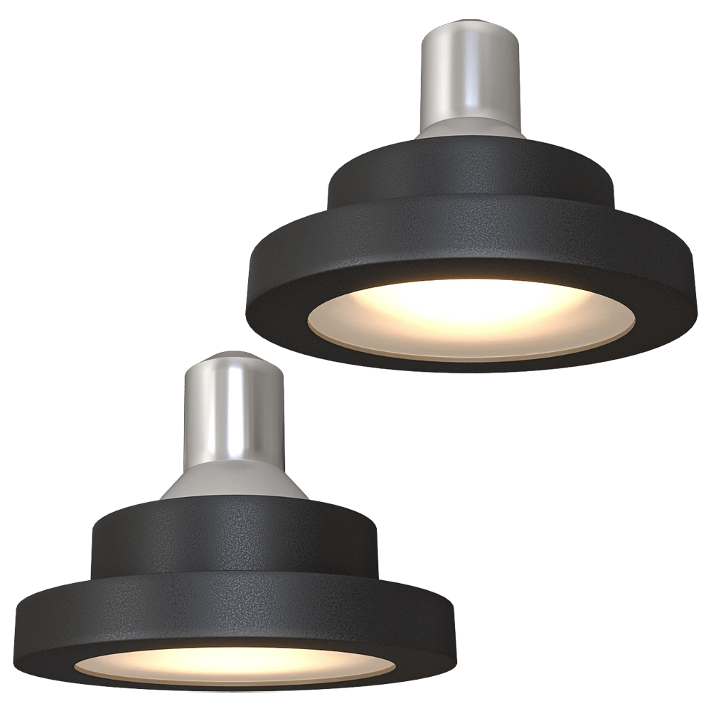 DENKIRS - Waterproof luminaire DK3012-BK 3D Model