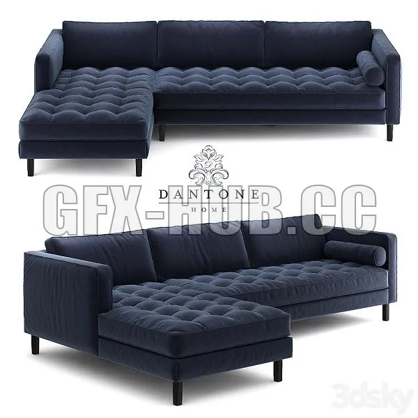 Denver Denver With An Ottoman From 3D Model