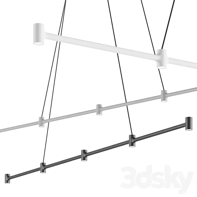 Dependant Suspension | Hanging lamp 3D Model