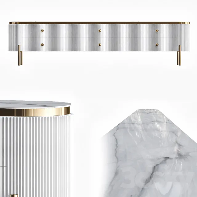 Deprimo_TV00124 White 3DModel