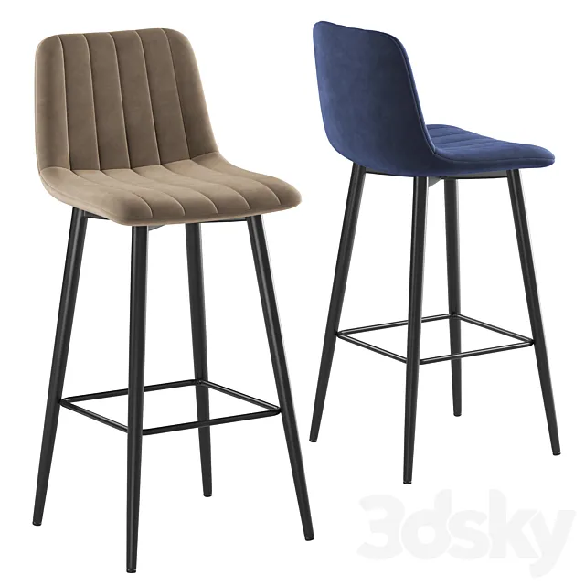Derry bar stool 3D Model