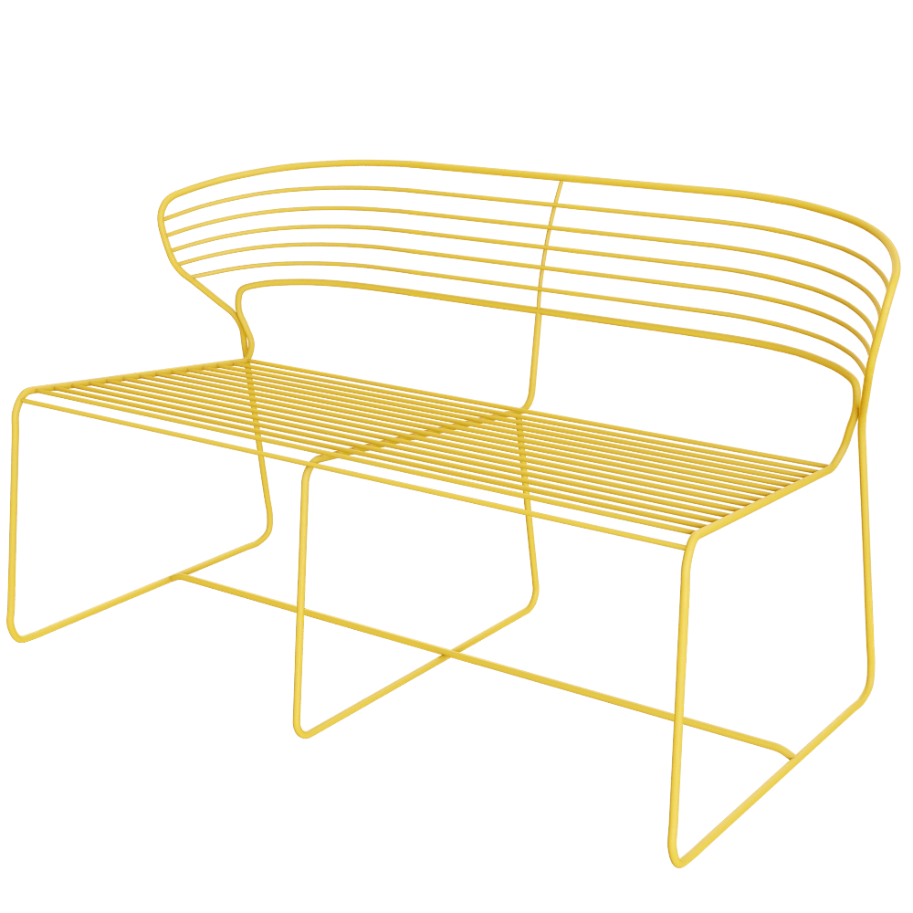 Desalto - Bench Koki Wire 3D Model