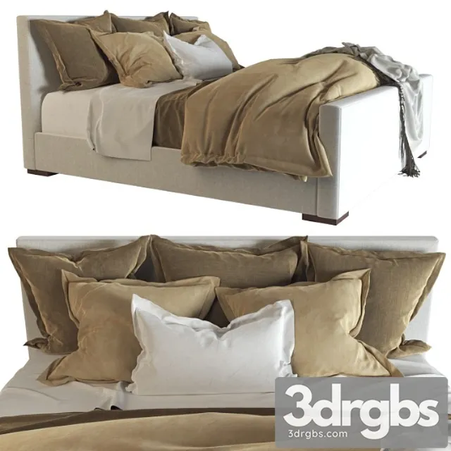Desert modern bed ralph lauren (vray next) 2 3D Model Free