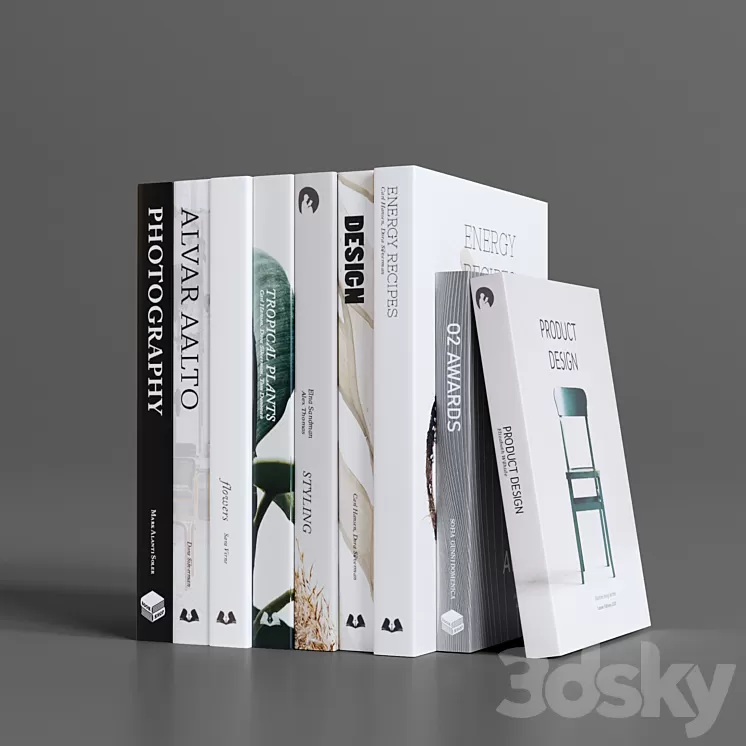 Design books 3D Model