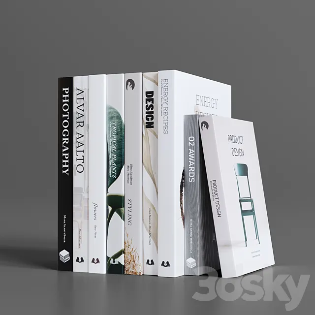 Design books 3DModel