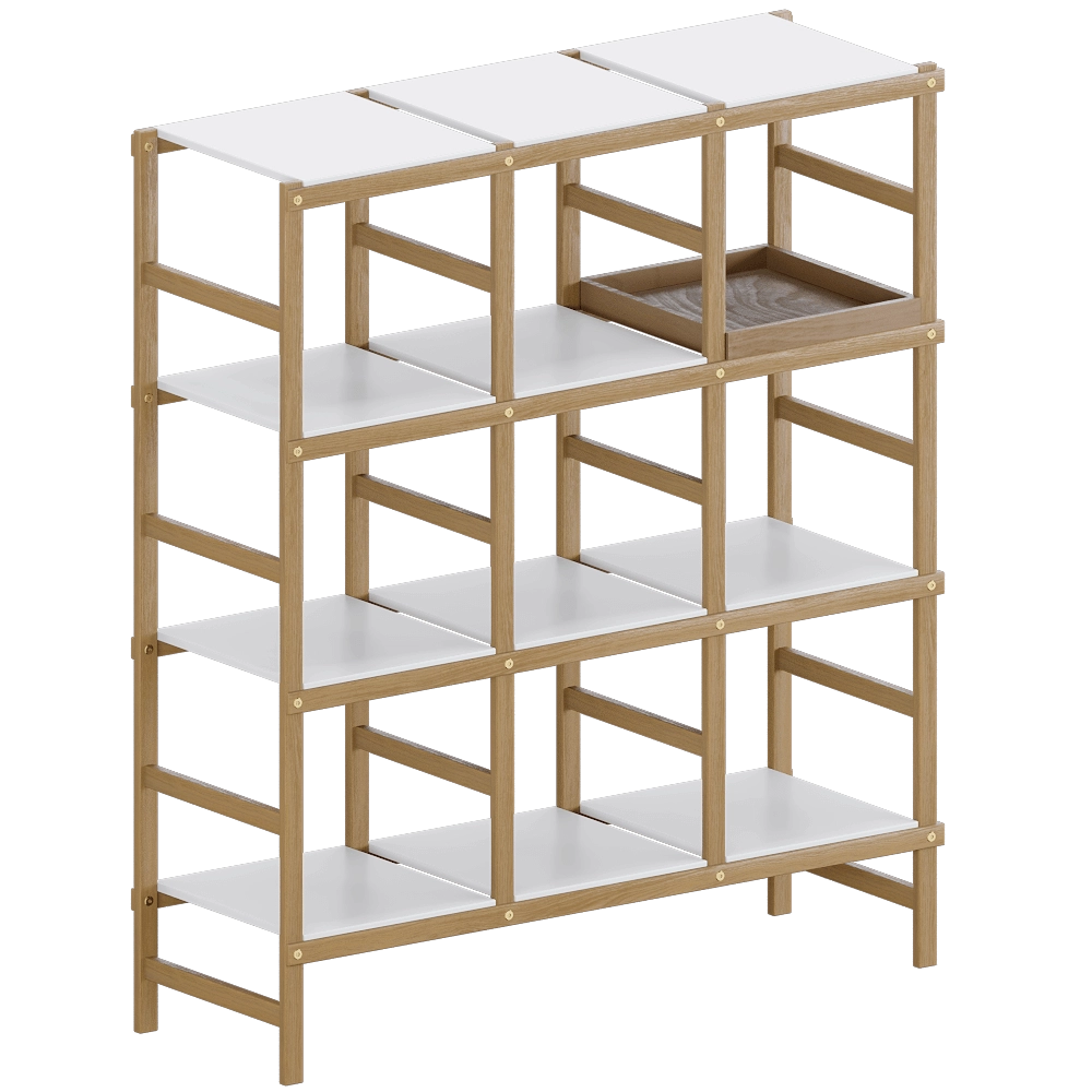 Design House Stockholm - Bookshelf Frame High 3D Model
