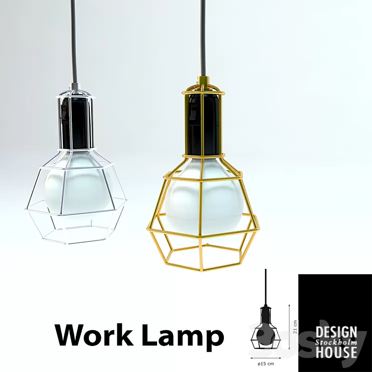 DESIGN HOUSE STOCKHOLM_Work Lamp 3D Model