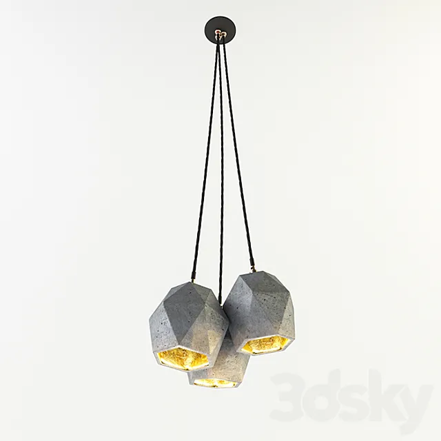 Design lamp “Sand” 3D Model