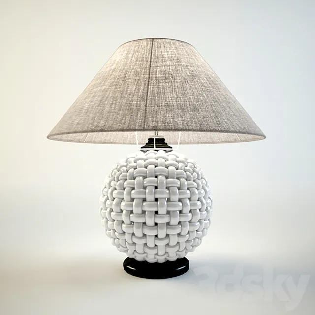 Design lamp "Wicker" (braided) 3DModel