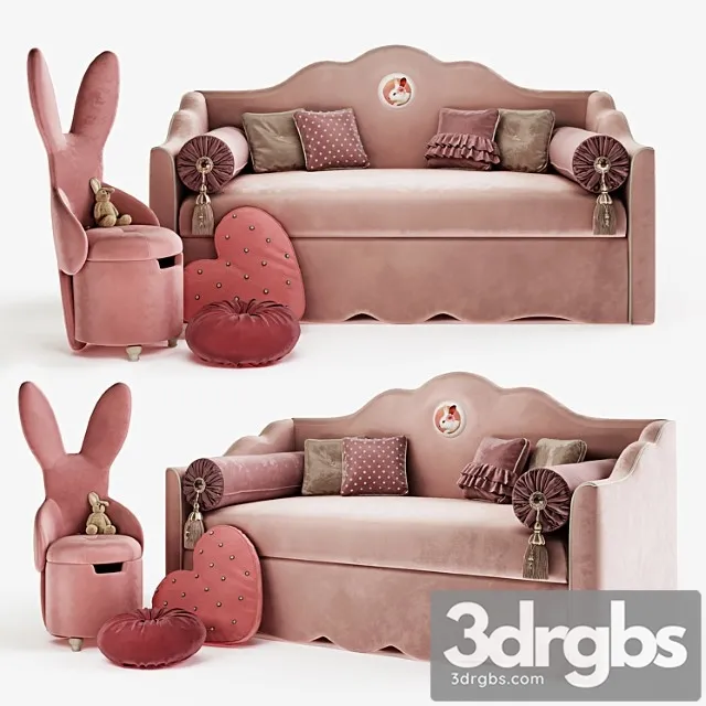 Design Manifesto Galla and Bunny 3D Model Free