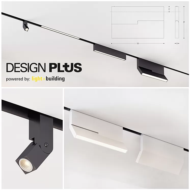 design plus light building 3D Model