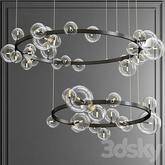Design ring chandelier IONA Chandelier 3DModel