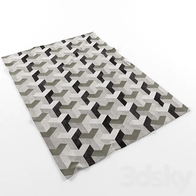 Designer Carpets Ypsilon Grey 3D Model
