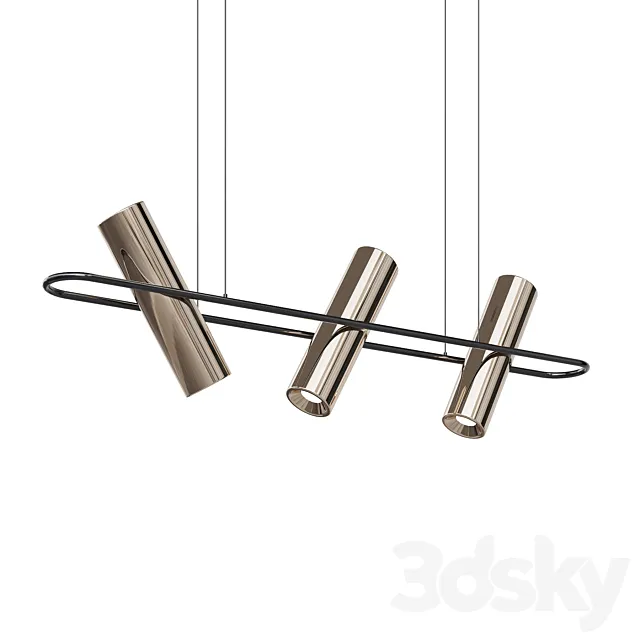 Designer chandelier Kellys 3D Model