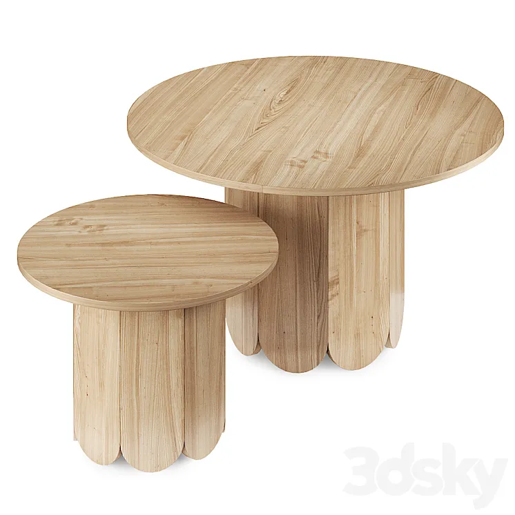 Designer coffee table Chelsea Coffee Table 3D Model Free
