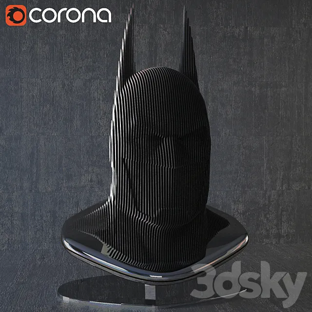 Designer decor Batman 3D Model