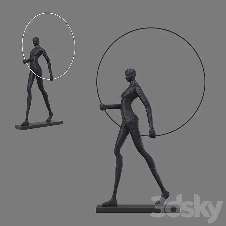 Designer floor lamp NIM GEO 3D Model Free