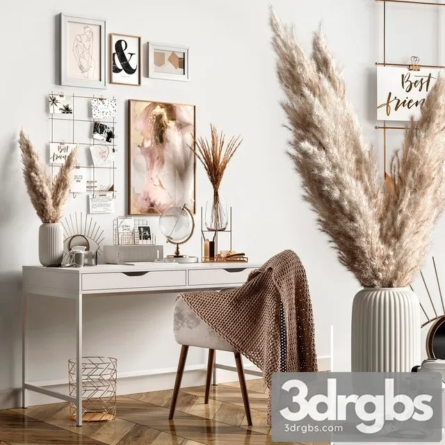 Designer s Workplace 3D Model Free