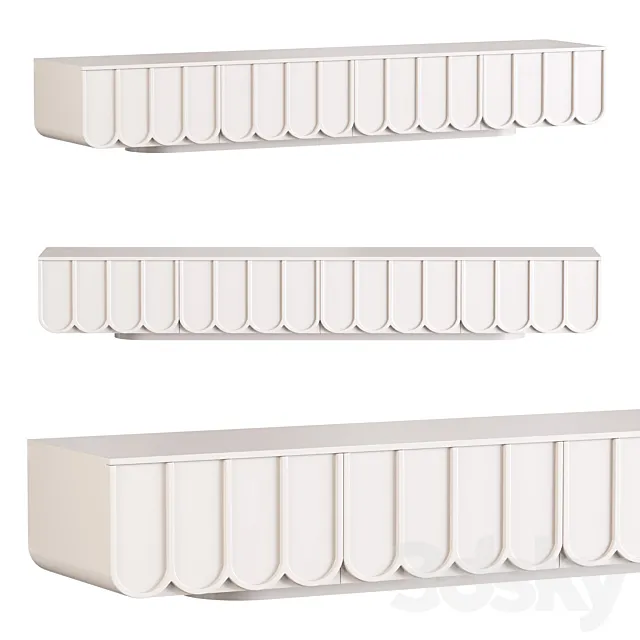 Designer TV stand Sideboard 3D Model