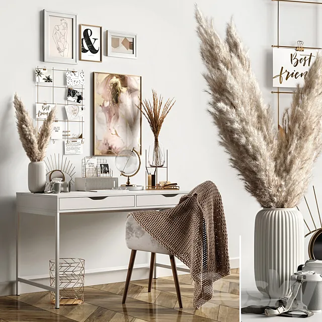 Designer's workplace 3DModel